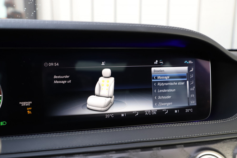 Mercedes-Benz S-Klasse 560e AMG Lang | 476PK | Massage | Luchtvering | Head-up | Chauffeurs-pakket | Sfeerverlichting | Keyless-go | 2019.