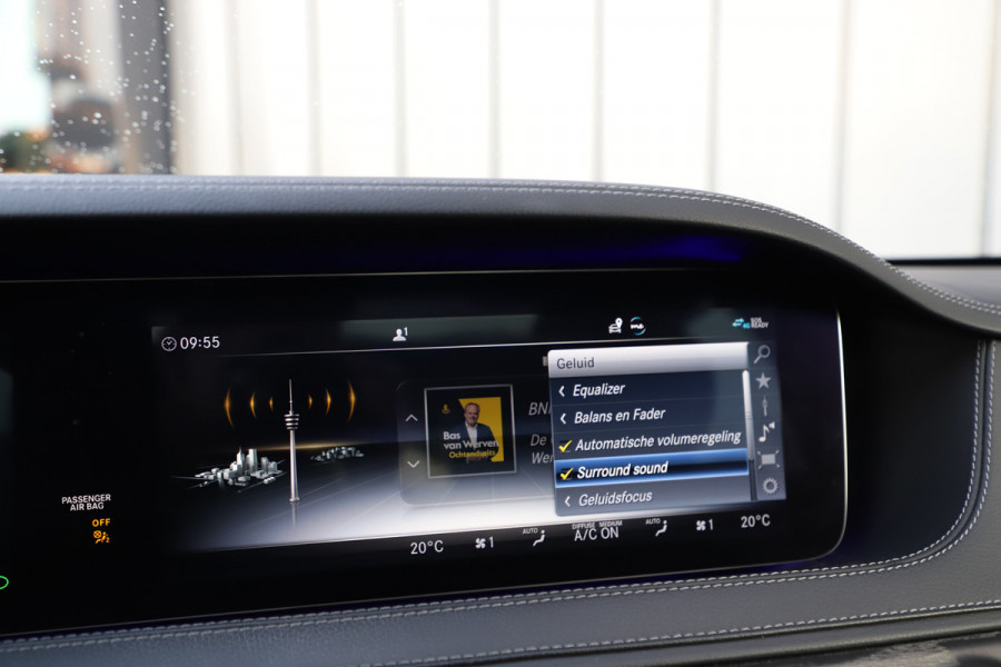 Mercedes-Benz S-Klasse 560e AMG Lang | 476PK | Massage | Luchtvering | Head-up | Chauffeurs-pakket | Sfeerverlichting | Keyless-go | 2019.