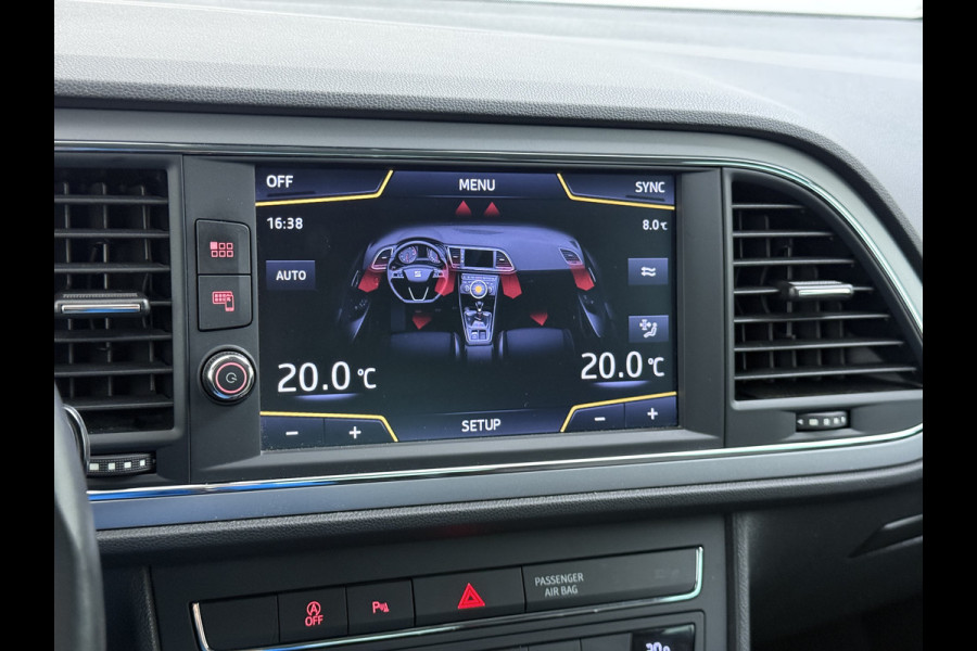 Seat Leon T116PK Navi Pdc-a+v Apple Carplay Android Cruise Control Ecc Style Business Intense Full-Link Lmv 16" Regen-Lichtsensor Isofix Keyless Mistlampen Priv.Glas Origineel Nederlandse Auto
