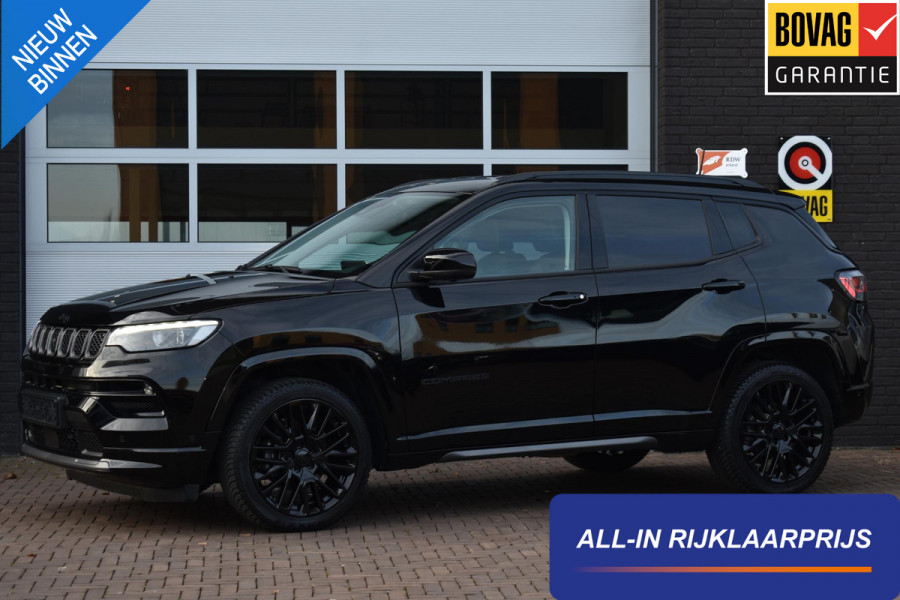 Jeep Compass 1.5T e-Hybrid S Aut. | Navi | 360 Camera | Leder | Stoelver. | LED | Incl. garantie