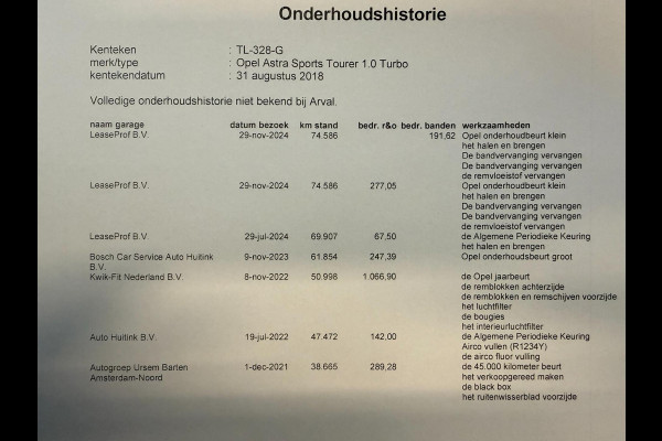 Opel Astra Sports Tourer 1.0 Online Edition | Parkeersensoren voor & achter | Cruise control | Climate control