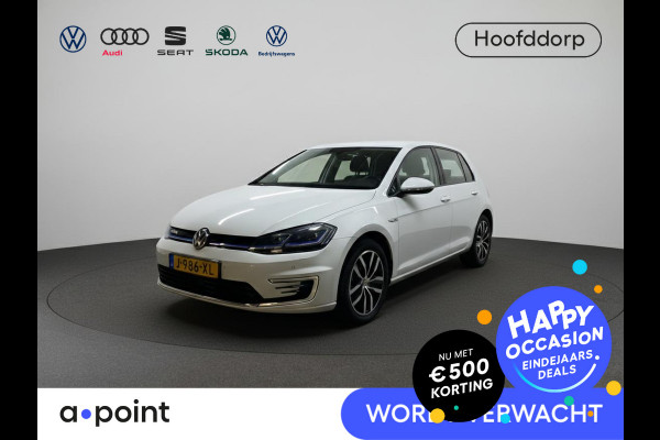 Volkswagen e-Golf E-DITION 136 pk | Navigatie | Warmtepomp | Parkeersensoren | Achteruitrijcamera | Autom. airco | Voll. digitaal instrumentenpaneel |