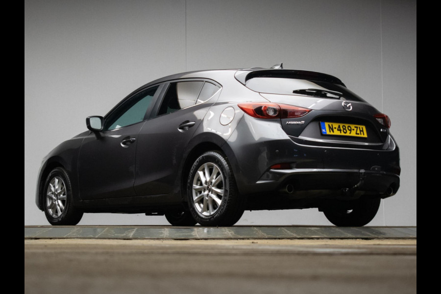 Mazda 3 2.0 SkyActiv-G 120 SkyLease+ Sport (NAVI,CLIMATE,CRUISE,PDC,STOEL/STUUR VERWARMING,GETINT,XENON,SPORTSTOELEN,LM VELGEN)
