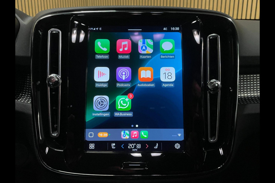 Volvo XC40 Recharge P8 AWD R-Design|92,4% SOH|1/2 LEDER|STOEL+STUURVERWARMING|NAVIGATIE|ACC|APPLE CARPLAY|NL-AUT|NAP|IN.BTW|1eEIG|