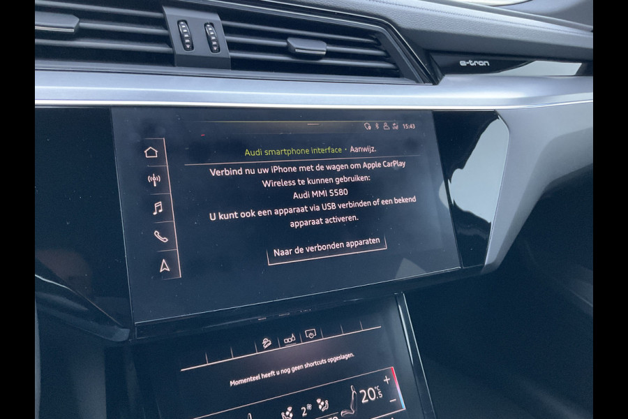 Audi e-tron e-tron 50 quattro Launch S edition Black Pano Memory Leer Adap.Cruise Elek.Klep VOL!