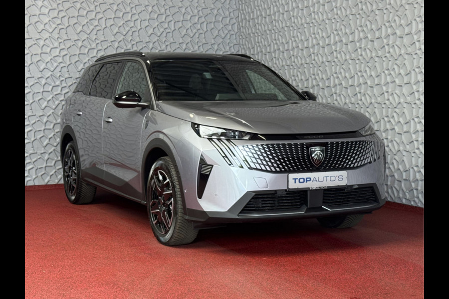 Peugeot 5008 1.2 HYBRID 145 GT GLAZENDAK 7PERS STOEL/STUUR VERW. ELEK.KLEP LED 7P 7 Persoons