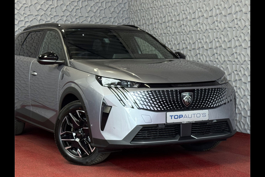 Peugeot 5008 1.2 HYBRID 145 GT GLAZENDAK 7PERS STOEL/STUUR VERW. ELEK.KLEP LED 7P 7 Persoons