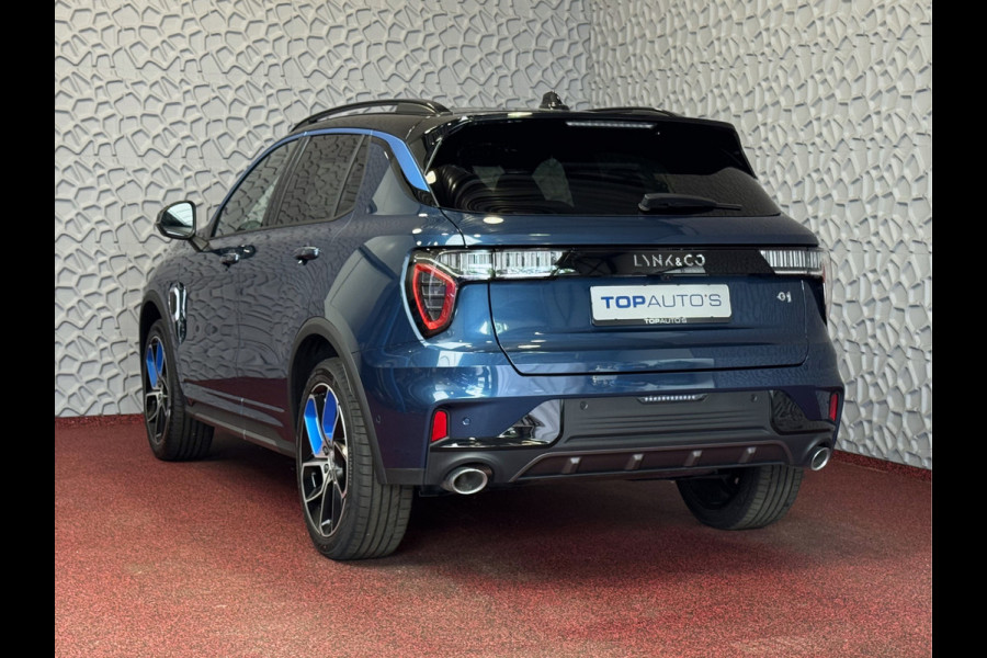 Lynk & Co 01 ✅ NIEUWE AUTO ✅ 2025 / STUUR/STOEL VERW. 1.5 261 PK ZWARTE HEMEL 360CAM 4 JAAR GARANTIE PHEV Plug-in Hybrid phev