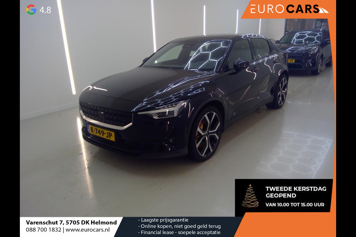 Polestar 2 Long Range Dual Motor Launch Edition Performance SOH 92% 408 pk Panoramadak 20" LM Velgen Adaptive Cruise Pilot Assist Trekhaak Full LED PDC VA + Camera