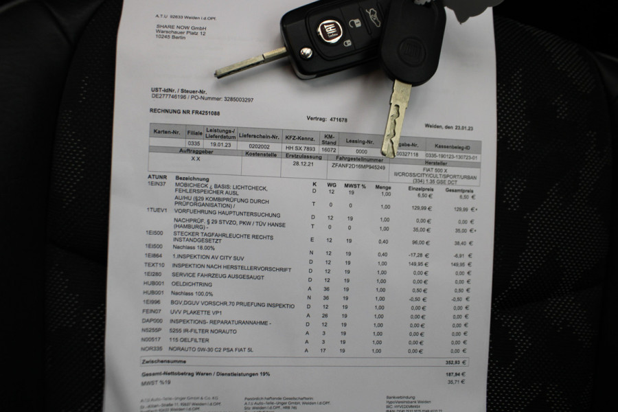 Fiat 500X Cross 1.3 FireFly Turbo 150