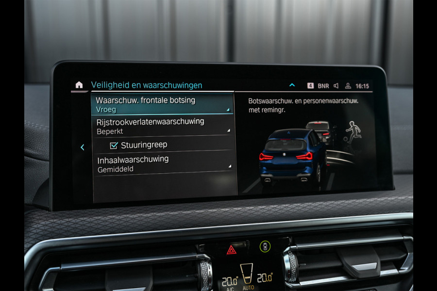 BMW X3 xDrive30e High Executive · M-Sport Pro · Comfort access · Head-up · Panoramadak · Adaptive cruise · Memory seats · Stuurverwarmi