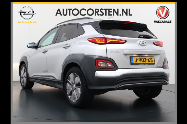 Hyundai Kona EV 64kWh SOH-100% Warmtepomp Adaptive-Cruise Head-Up Display 1/2 Leer Krell®-Hifi Apple Carplay Android Adap.Cruise Camera Navi  Keyless Privacy Glas DAB Led Blind Spot Lane Assist Origineel Nederlandse Auto