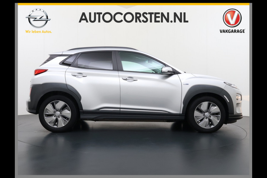 Hyundai Kona EV 64kWh SOH-100% Warmtepomp Adaptive-Cruise Head-Up Display 1/2 Leer Krell®-Hifi Apple Carplay Android Adap.Cruise Camera Navi  Keyless Privacy Glas DAB Led Blind Spot Lane Assist Origineel Nederlandse Auto