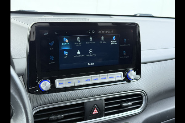 Hyundai Kona EV 64kWh SOH-100% Warmtepomp Adaptive-Cruise Head-Up Display 1/2 Leer Krell®-Hifi Apple Carplay Android Adap.Cruise Camera Navi  Keyless Privacy Glas DAB Led Blind Spot Lane Assist Origineel Nederlandse Auto