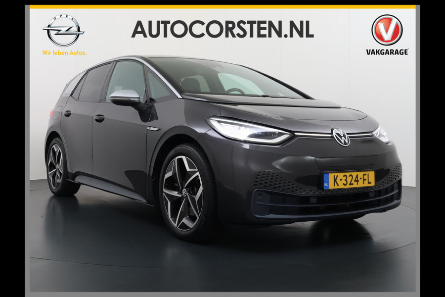 Volkswagen ID.3 First Plus 58kWh Navi-Pro Adap.Cruise Camera 19" Ecc Apple Carplay Android Auto SOH 86% Stoel+Stuurverwarming Lmv Matrix led Privacy Glas Keyless Rijstrooksensor Origineel Nederlandse Auto