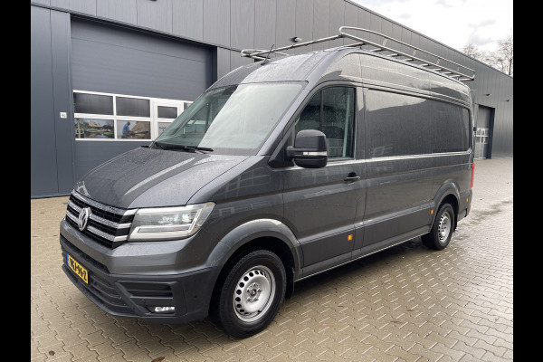 Volkswagen Crafter 35 2.0 TDI 140pk automaat L3H3 ( voorheen L2H2 ) Trendline / vaste prijs rijklaar € 16.950 ex btw / lease vanaf € 285 / grijs metallic / airco / cruise / pdc rondom / trekhaak / imperial