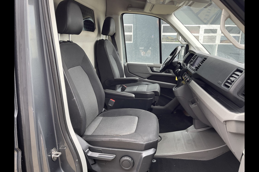 Volkswagen Crafter 35 2.0 TDI 140pk automaat L3H3 ( voorheen L2H2 ) Trendline / vaste prijs rijklaar € 16.950 ex btw / lease vanaf € 285 / grijs metallic / airco / cruise / pdc rondom / trekhaak / imperial