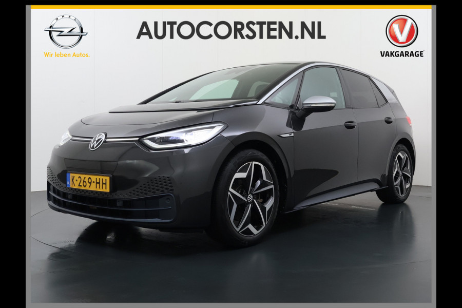 Volkswagen ID.3 First Plus 58kWh Navi-Pro Adap.Cruise Camera Lmv 19" Ecc Apple Carplay Android Auto SOH 92% Stoel+Stuurverwarming Matrix led Privacy Glas Keyless Rijstrooksensor Origineel Nederlandse Auto