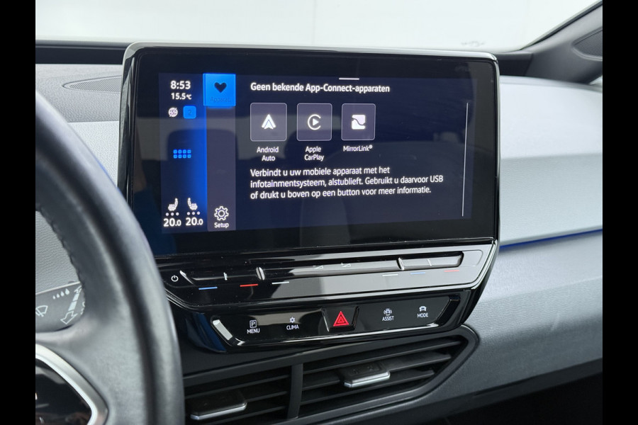 Volkswagen ID.3 First Plus 58kWh Navi-Pro Adap.Cruise Camera Lmv 19" Ecc Apple Carplay Android Auto SOH 92% Stoel+Stuurverwarming Matrix led Privacy Glas Keyless Rijstrooksensor Origineel Nederlandse Auto