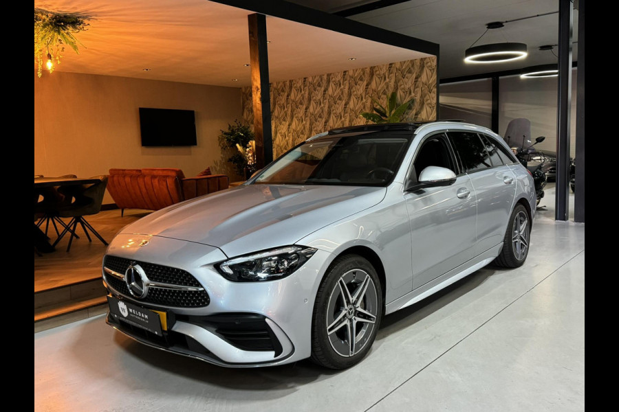 Mercedes-Benz C-Klasse Estate 300 e AMG Line Garantie Trekhaak Massage Pano Ambient 360 Blindspot Elek Achterklep StuurVW Rijklaar