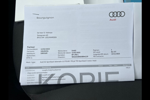 Audi A1 Sportback 1.0 TFSI | S-Line | '' 94.000 KM '' | Eerste Eigenaar | Navi | Nu € 13.999,-!!!