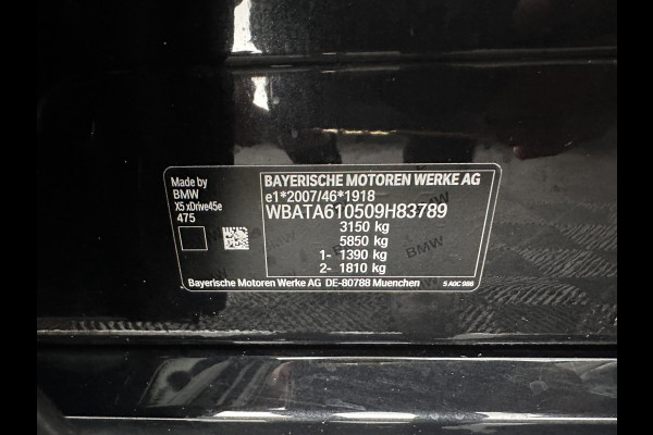 BMW X5 xDrive45e M-Sportpack High Executive (INCL-BTW) Aut. *PANO | LEATHER | HEAD-UP | LASER-LED | SOFTCLOSE | ADAPTIVE-CRUISE | HIFI-SOUND | BLINDSPOT | MEMORY-PACK | TOPVIEW | DIGI-COCKPIT | NAVI-FULLMAP | PRIVACY-GLASS | ...