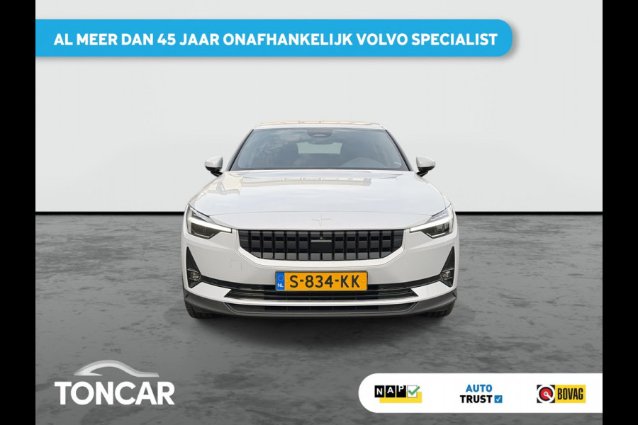 Polestar 2 Long Range Single Motor 78 kWh SOH 96% | 360 camera | Pilot Assist | Park Assist | 19" LM | Stoelverwarming | Android