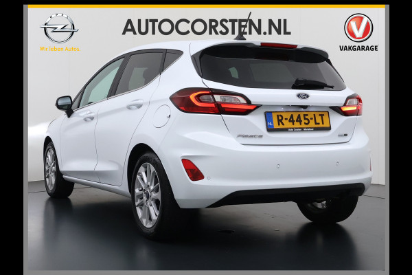 Ford Fiesta T 125PK Hybrid Titanium X Apple Carplay Android Auto Navi Bordherkenning Camera Ecc Cruise Control Pdc Lmv Privacy Glas Led Ford Sync 3 Keyless Bluetooth DAB+ 1e Eigenaar Origineel Nederlandse Auto Nieuwprijs  €26.000,-