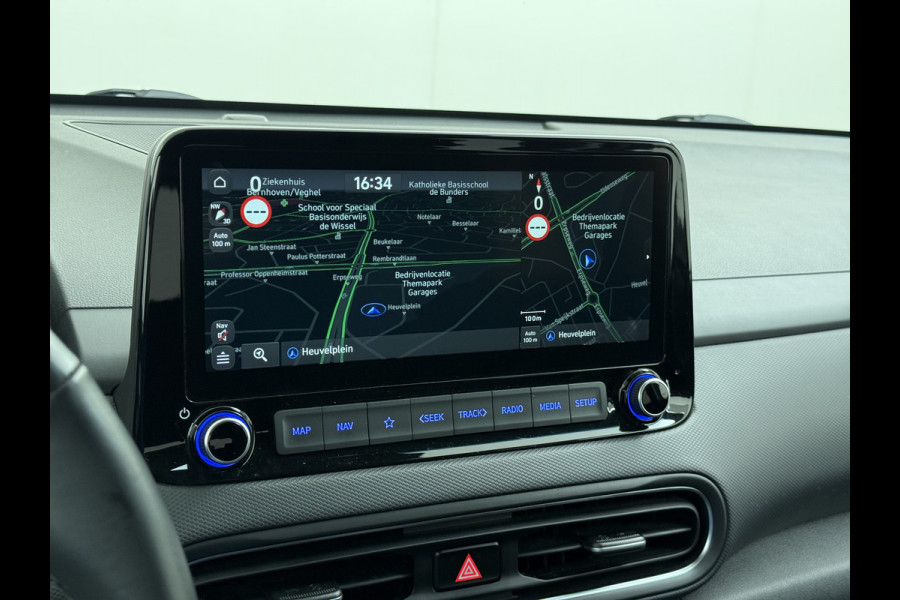 Hyundai Kona 142PK AUT. HEV Hybride Adap.Cruise Navi Ecc Camera Apple Carplay Android Head Up Display Pdc Krell®-Audio Fashion  Lmv Isofix DAB Led Regen-Lichtsensor Lane Assist 1e Eigenaar Origineel Nederlandse Auto