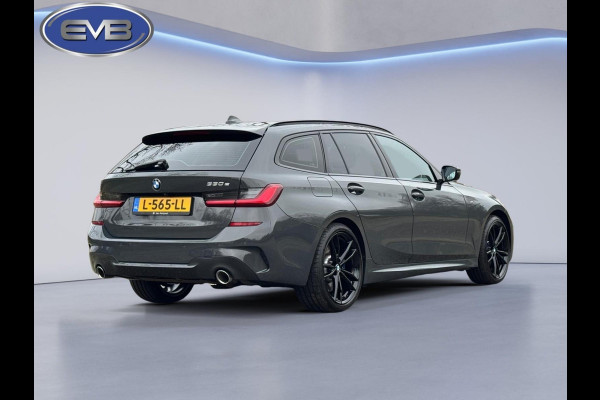 BMW 3 Serie Touring 330e M sport individual, dravitgrau, panoramadak ,laser,elec bedienbare trekhaak, vol opties, nl auto met nap