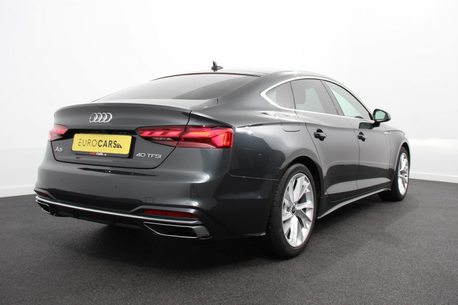 Audi A5 Sportback 40 TFSI Prestige Plus S-Tronic | Navigatie | Apple Carplay/Android Auto | Camera | Climate Control | Virtual Cockpit | Led | Dab | Electrisch bedienbare achterklep | Stoel verwarming