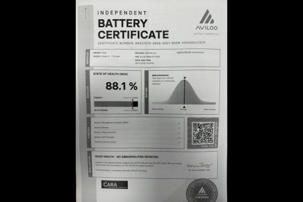 Tesla Model 3 Long Range AWD 75 kWh