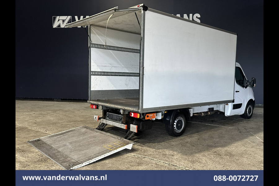 Renault Master 2.3 dCi 131pk Bakwagen Dhollandia Laadklep Euro6 Airco | 935kg laadvermogen Bijrijdersbank