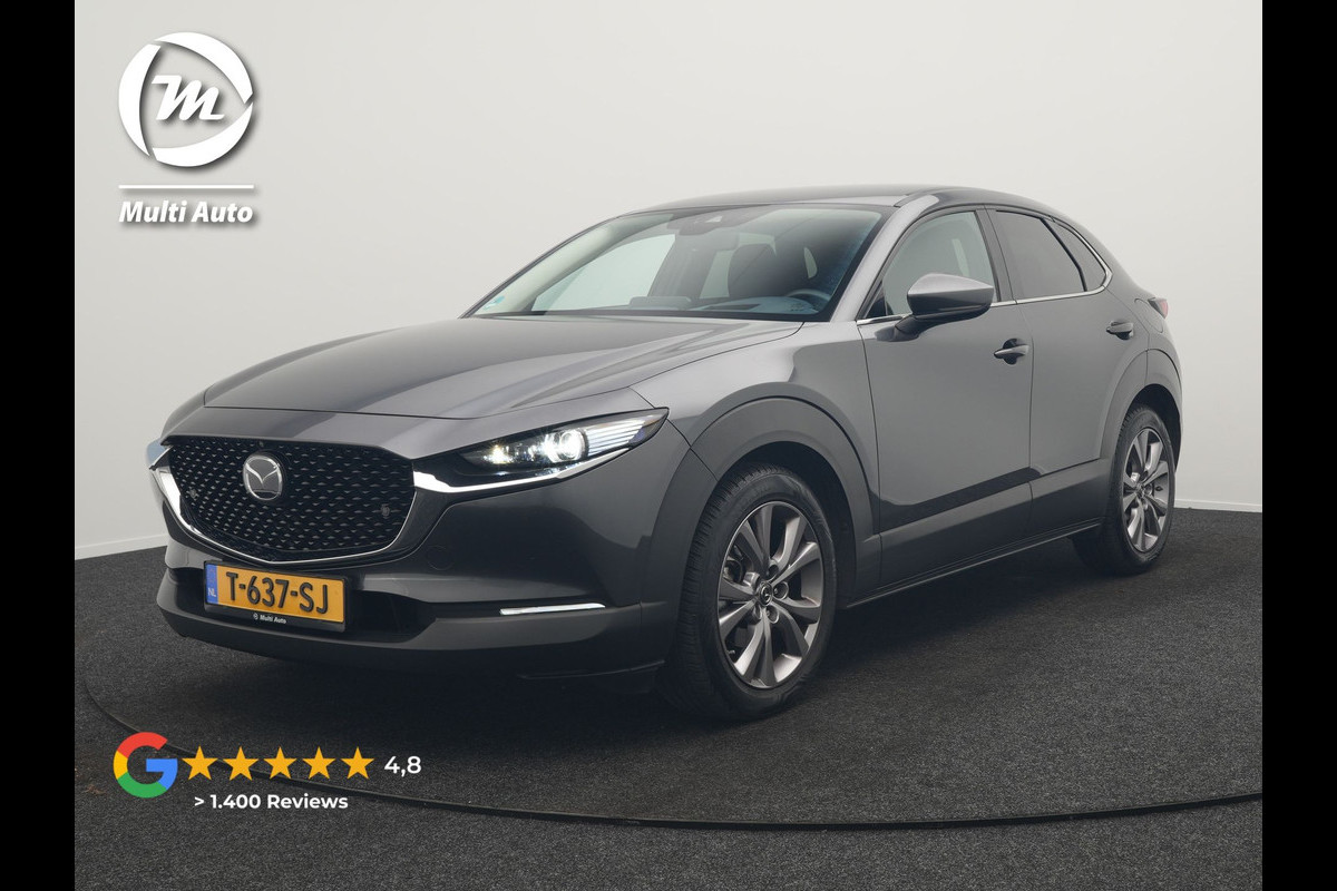 Mazda CX-30 2.0 e-SkyActiv-G M Hybrid Comfort Automaat | Adaptive Cruise | Trekhaak | Head Up | 360 Camera | BOSE Sound | Stuur & Stoelverwarming |  Apple Carplay | 18"L.M | LED Koplampen |
