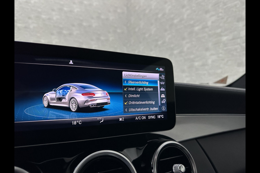 Mercedes-Benz C-Klasse Coupé 63 S AMG | Keramisch | Schaalstoelen | AMG Driver's Package | Aero-Pakket | Panorama | Burmester | Multi-Beam LED | Memory | ACC | Rij-Assistentie Pakket | Keyless-Go | Sfeerverlichting | Carplay |