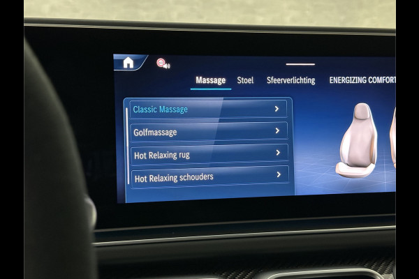 Mercedes-Benz GLE Coupé AMG 53 Hybrid | Carbon | Leder-Exclusief | Massage | Soft-Close | Stoelventilatie | 360 Camera | Panorama | ACC | Treeplanken Verlicht | Stoelverwarming V+A | Head-Up | Burmester | Trekhaak | Luchtvering | AMG Drive-Unit | Alcantara-Carbon Stuur | 4-Zone Clima | Rode Gordels | Berker Clima | 22 inch | Stuurwielverwarming |