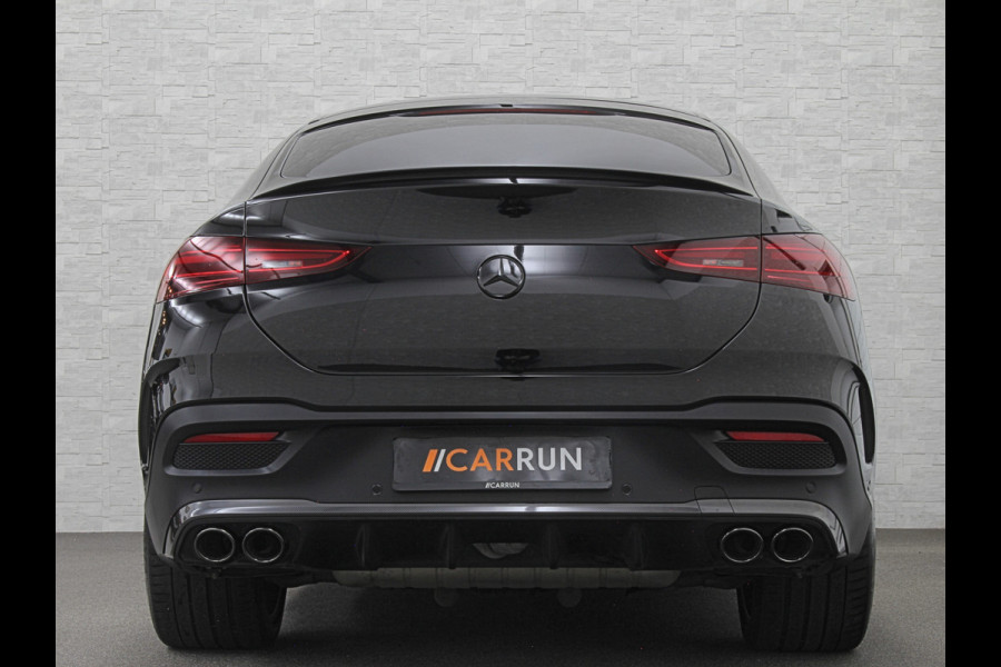Mercedes-Benz GLE Coupé AMG 53 Hybrid | Carbon | Leder-Exclusief | Massage | Soft-Close | Stoelventilatie | 360 Camera | Panorama | ACC | Treeplanken Verlicht | Stoelverwarming V+A | Head-Up | Burmester | Trekhaak | Luchtvering | AMG Drive-Unit | Alcantara-Carbon Stuur | 4-Zone Clima | Rode Gordels | Berker Clima | 22 inch | Stuurwielverwarming |