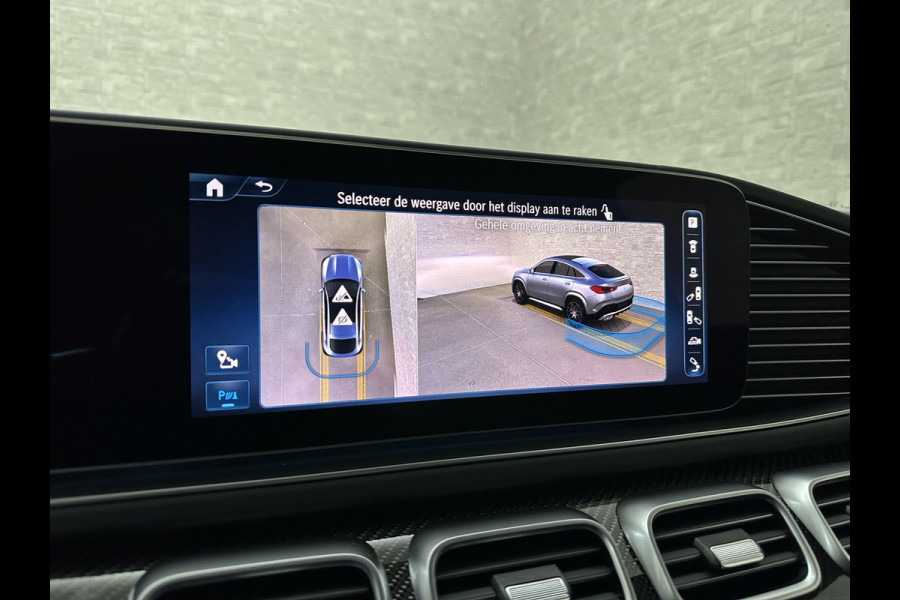 Mercedes-Benz GLE Coupé AMG 53 Hybrid | Carbon | Leder-Exclusief | Massage | Soft-Close | Stoelventilatie | 360 Camera | Panorama | ACC | Treeplanken Verlicht | Stoelverwarming V+A | Head-Up | Burmester | Trekhaak | Luchtvering | AMG Drive-Unit | Alcantara-Carbon Stuur | 4-Zone Clima | Rode Gordels | Berker Clima | 22 inch | Stuurwielverwarming |