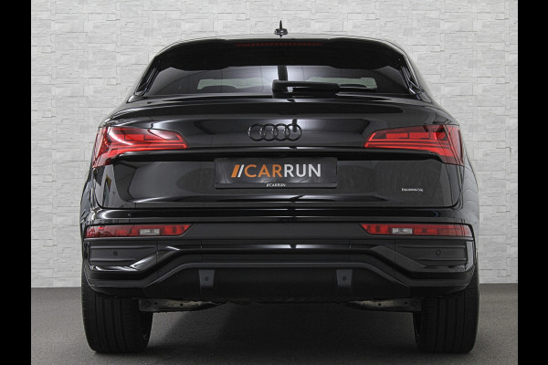 Audi Q5 Sportback 40 TFSI Benzine S-Line | ACC | Sfeerverlichting | Keyless-Entry | Matrix-LED | Virtual-Cockpit | Tour-Pakket | Black-Optic | Camera | Beker-Clima | 3-Zone Clima | Draadloos Laden | Zonwering | 6 mnd. BOVAG Garantie |