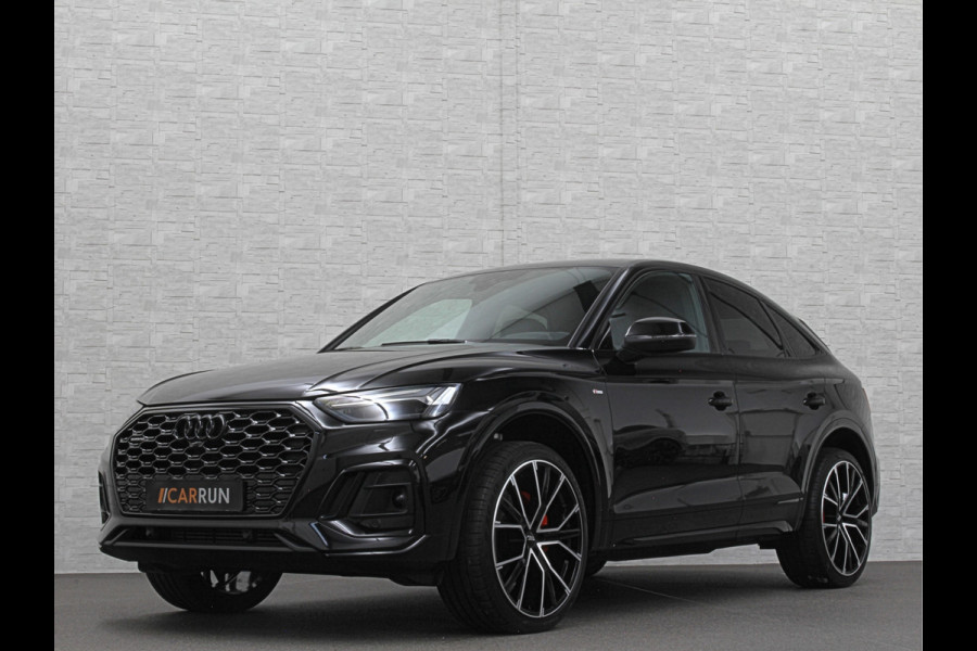 Audi Q5 Sportback 40 TFSI Benzine S-Line | ACC | Sfeerverlichting | Keyless-Entry | Matrix-LED | Virtual-Cockpit | Tour-Pakket | Black-Optic | Camera | Beker-Clima | 3-Zone Clima | Draadloos Laden | Zonwering | 6 mnd. BOVAG Garantie |