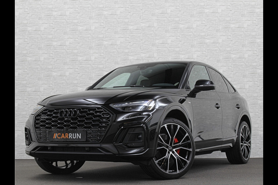 Audi Q5 Sportback 40 TFSI Benzine S-Line | ACC | Sfeerverlichting | Keyless-Entry | Matrix-LED | Virtual-Cockpit | Tour-Pakket | Black-Optic | Camera | Beker-Clima | 3-Zone Clima | Draadloos Laden | Zonwering | 6 mnd. BOVAG Garantie |
