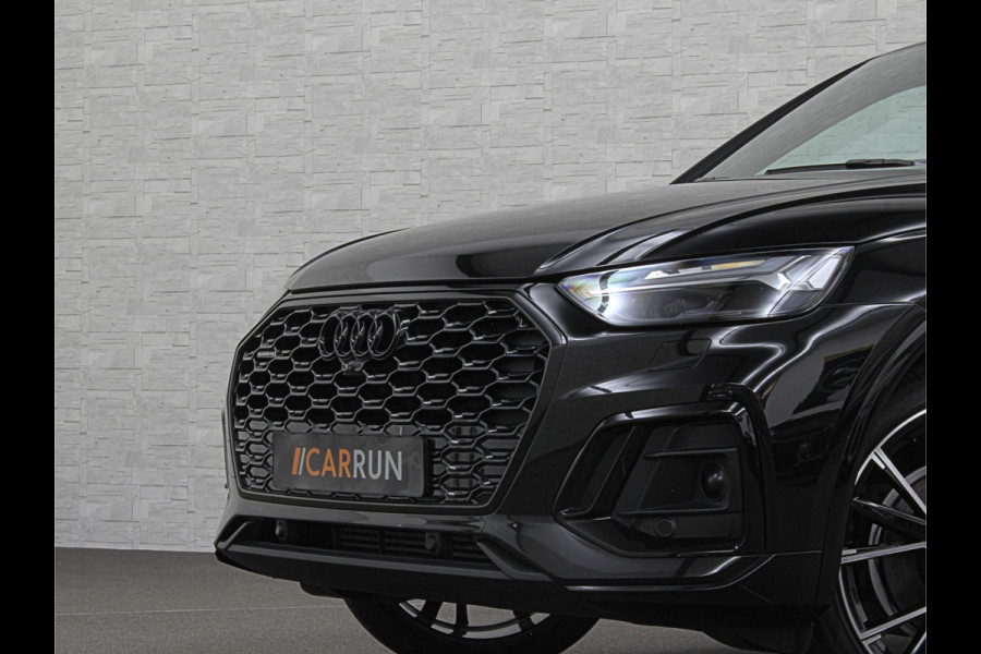 Audi Q5 Sportback 40 TFSI Benzine S-Line | ACC | Sfeerverlichting | Keyless-Entry | Matrix-LED | Virtual-Cockpit | Tour-Pakket | Black-Optic | Camera | Beker-Clima | 3-Zone Clima | Draadloos Laden | Zonwering | 6 mnd. BOVAG Garantie |