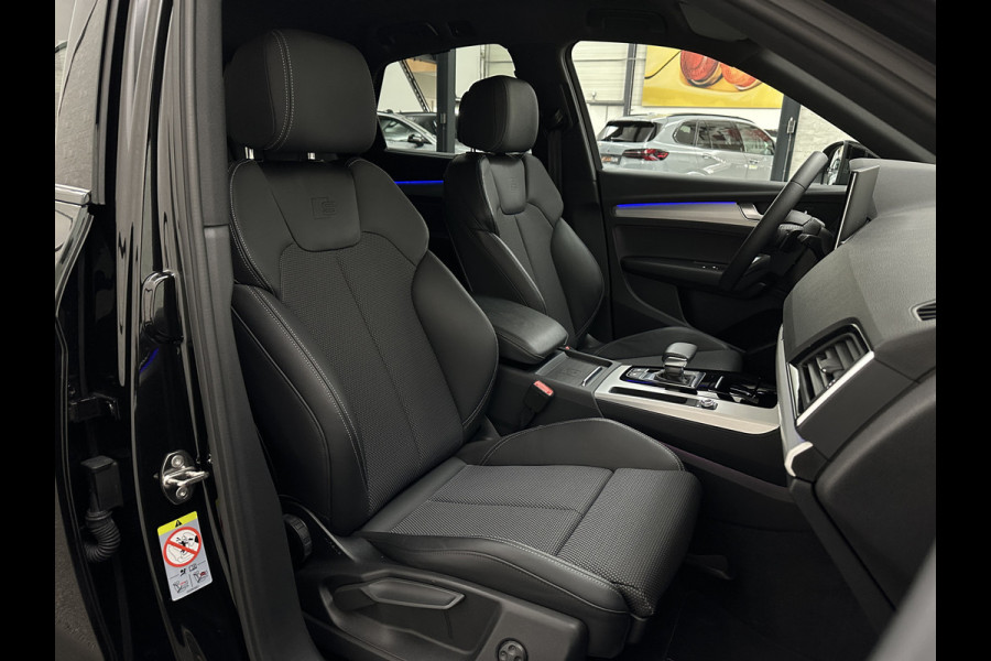 Audi Q5 Sportback 40 TFSI Benzine S-Line | ACC | Sfeerverlichting | Keyless-Entry | Matrix-LED | Virtual-Cockpit | Tour-Pakket | Black-Optic | Camera | Beker-Clima | 3-Zone Clima | Draadloos Laden | Zonwering | 6 mnd. BOVAG Garantie |