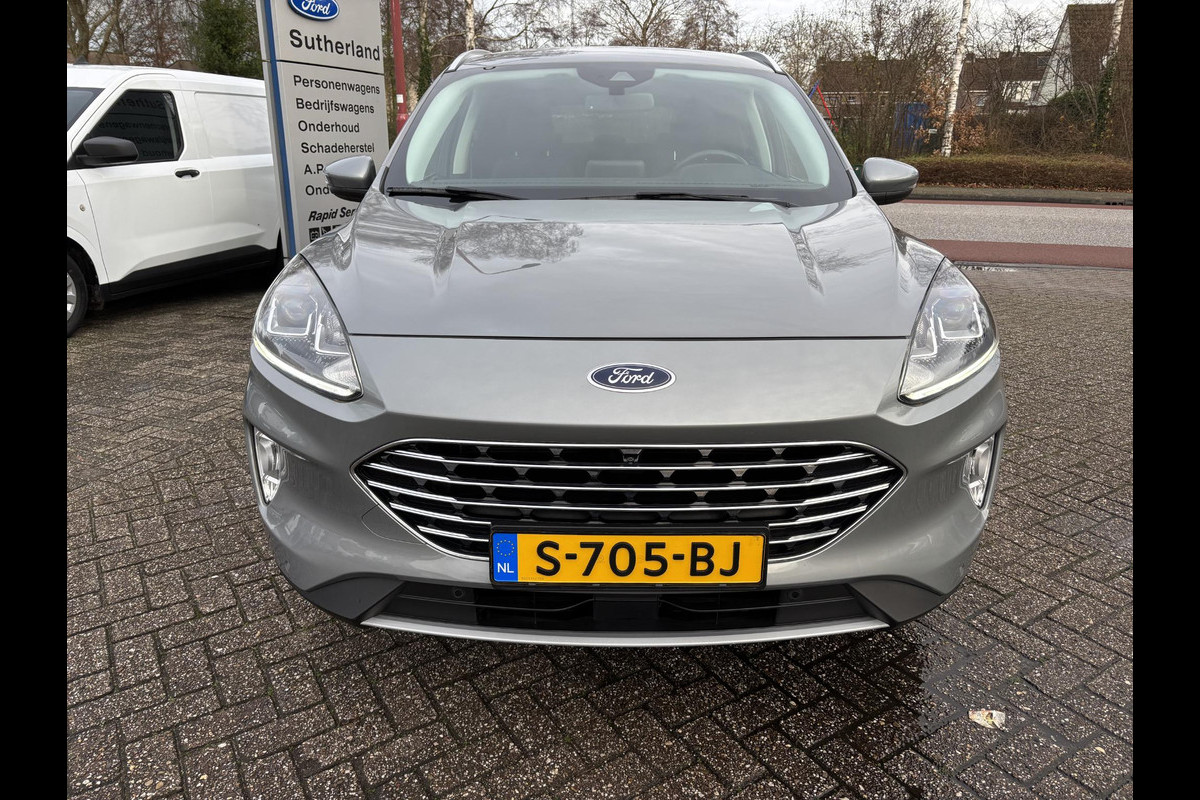 Ford Kuga 2.5 PHEV Titanium 225pk | Winter Pack | Trekhaak | Adaptieve Cruise | Dodehoeksensoren | Achteruitrijcamera