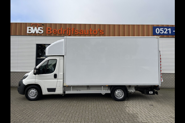 Peugeot Boxer 435 2.0 BlueHDI 164pk Pro bakwagen met Dhollandia laadklep / 440 cm lang / doorladen tot 550 cm mogelijk boven de cabine / euro 6 / airco