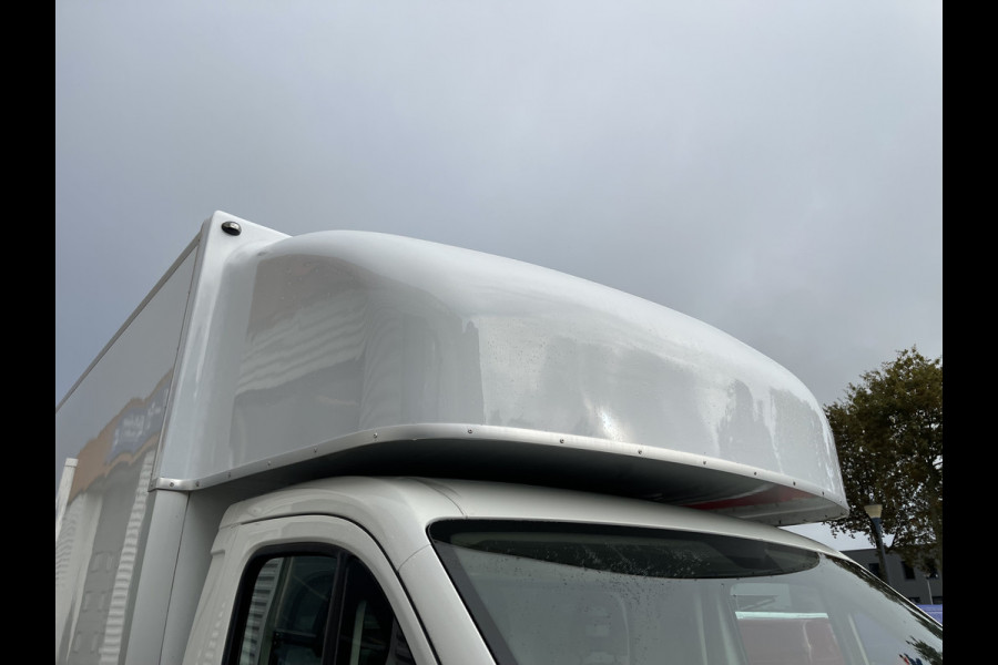 Peugeot Boxer 435 2.0 BlueHDI 164pk Pro bakwagen met Dhollandia laadklep / 440 cm lang / doorladen tot 550 cm mogelijk boven de cabine / euro 6 / airco