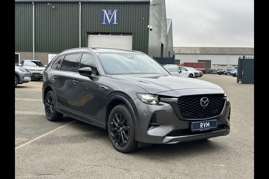 Mazda CX-80 2.5 e-SkyActiv PHEV Homura Plus 6p. 7 PERSOONS| ELEK. ACHTERKLEP | PANO| HEAD-UP | DODE HOEK| ADAPTIVE. CRUISE | ACHTERBANK VERWARMD |BOSE | SUPER COMPLEET!