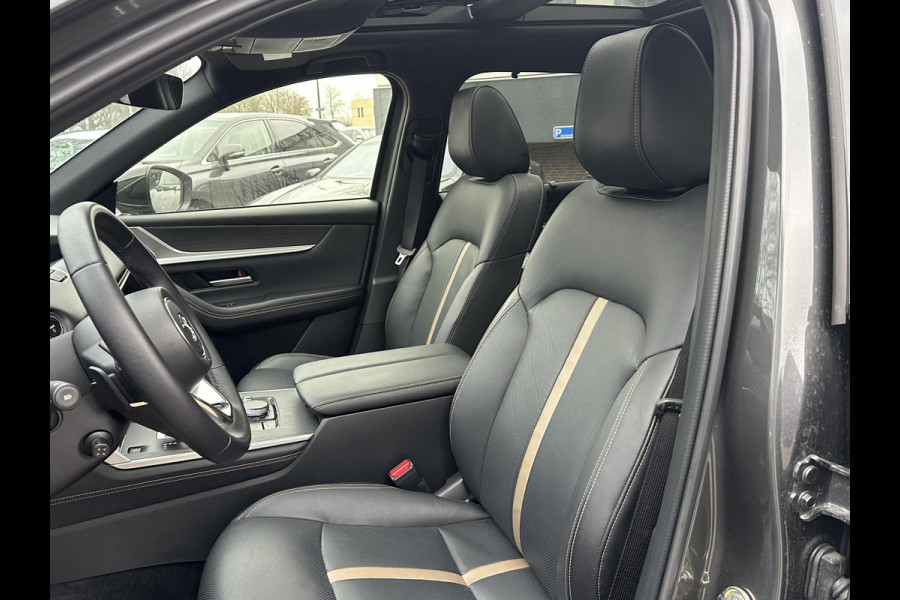 Mazda CX-80 2.5 e-SkyActiv PHEV Homura Plus 6p. 7 PERSOONS| ELEK. ACHTERKLEP | PANO| HEAD-UP | DODE HOEK| ADAPTIVE. CRUISE | ACHTERBANK VERWARMD |BOSE | SUPER COMPLEET!