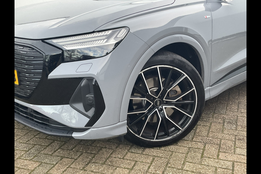 Audi Q4 e-tron 50 quattro Launch edition S Competition 77 kWh 1Eig Warmtepomp Sonos Camera Leer NL-Auto Uitstraling!