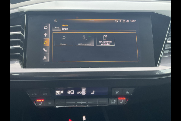 Audi Q4 e-tron 50 quattro Launch edition S Competition 77 kWh 1Eig Warmtepomp Sonos Camera Leer NL-Auto Uitstraling!